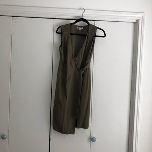 Banana Republic Wrap Dress- Olive